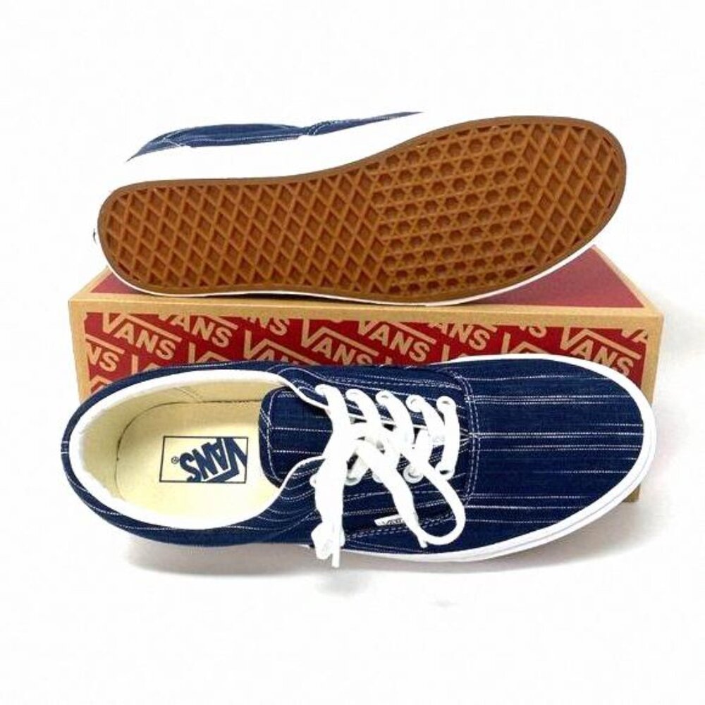 💖MEGA SALE💖VANS Era Suiting Blue Navy Stripes VN0A4U392RI Men's Textile Casual - Picture 3 of 12